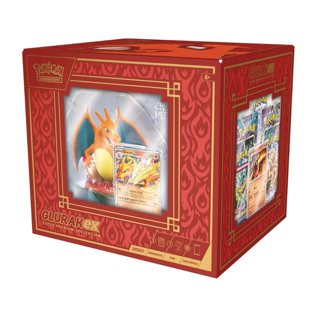 Pokémon - Charizard ex - Super Premium Collection with Figure - German
