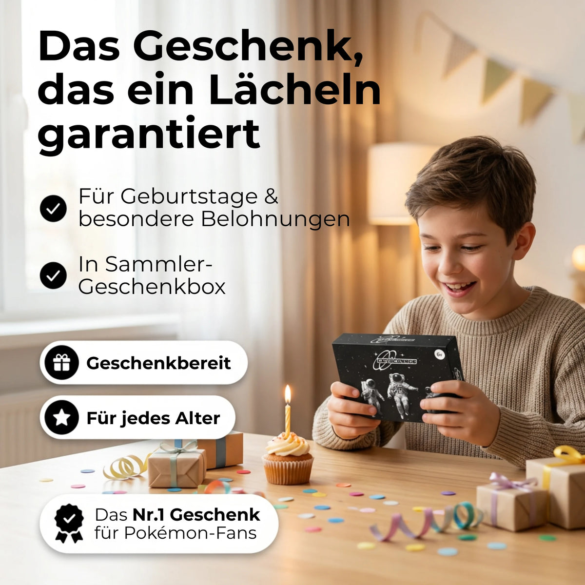 Pokémon Karten Set Niemiecki – 30 kart w tym 4 Holo + 100 Koszulki na karty