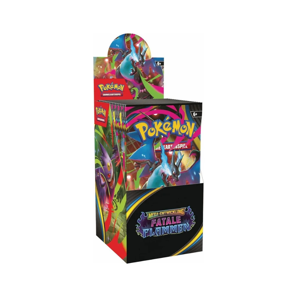 Pokémon - Fatale Flammen 18-pak Booster Box - Niemiecki
