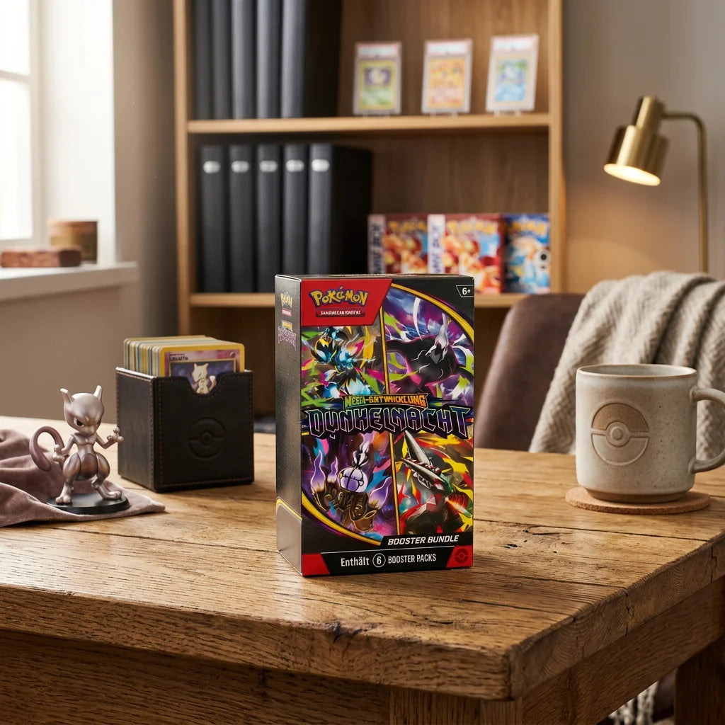 Pokémon - Mega Entwicklung: Dunkelnacht Booster bundle - Niemiecki
