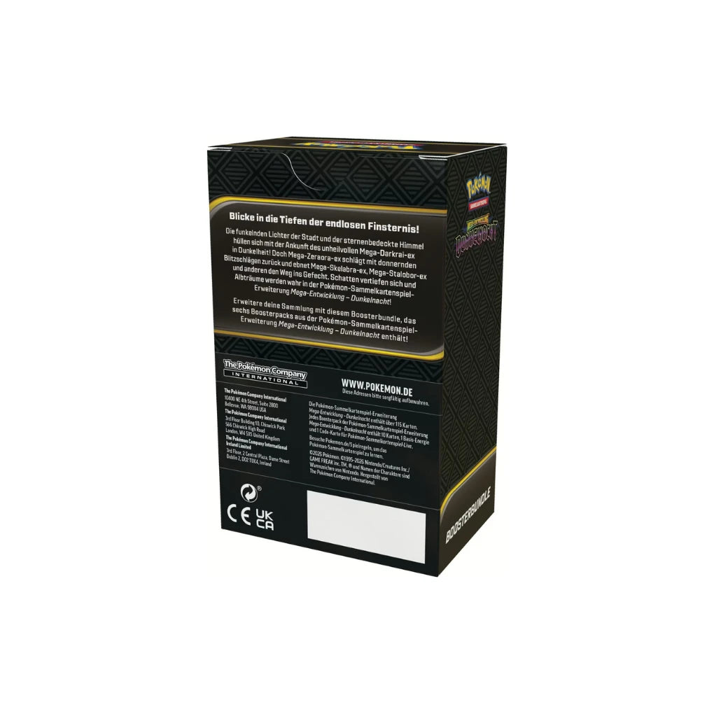 Pokémon - Mega Evolution: Dark Night Booster Bundle - German