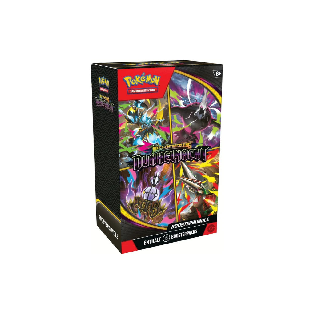 Pokémon - Mega Entwicklung: Dunkelnacht Booster bundle - Niemiecki