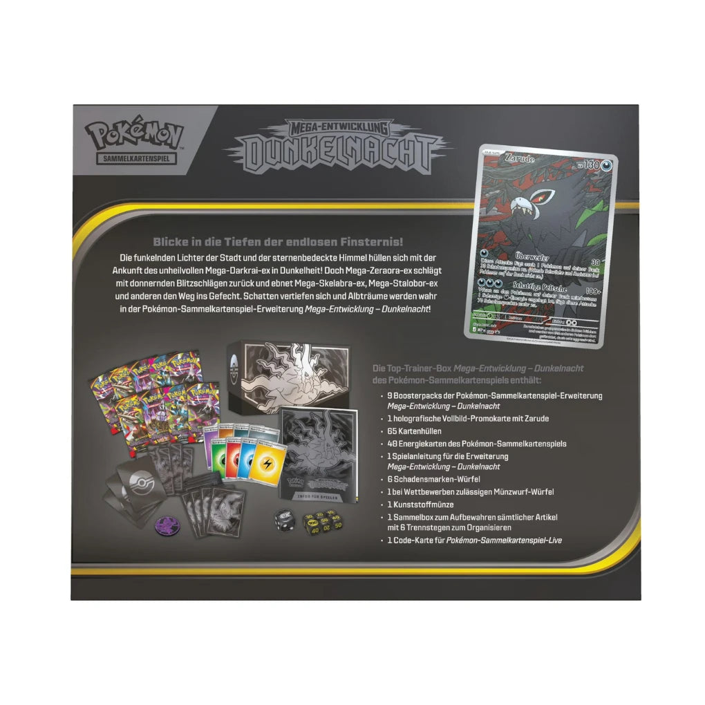 Pokémon - Mega Entwicklung: Dunkelnacht Elite trainer box - Niemiecki