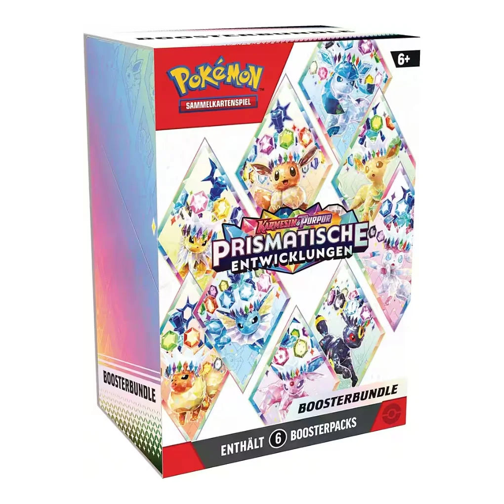 Pokémon - Karmesin & Purpur: Prismatische Entwicklungen Booster bundle - Niemiecki