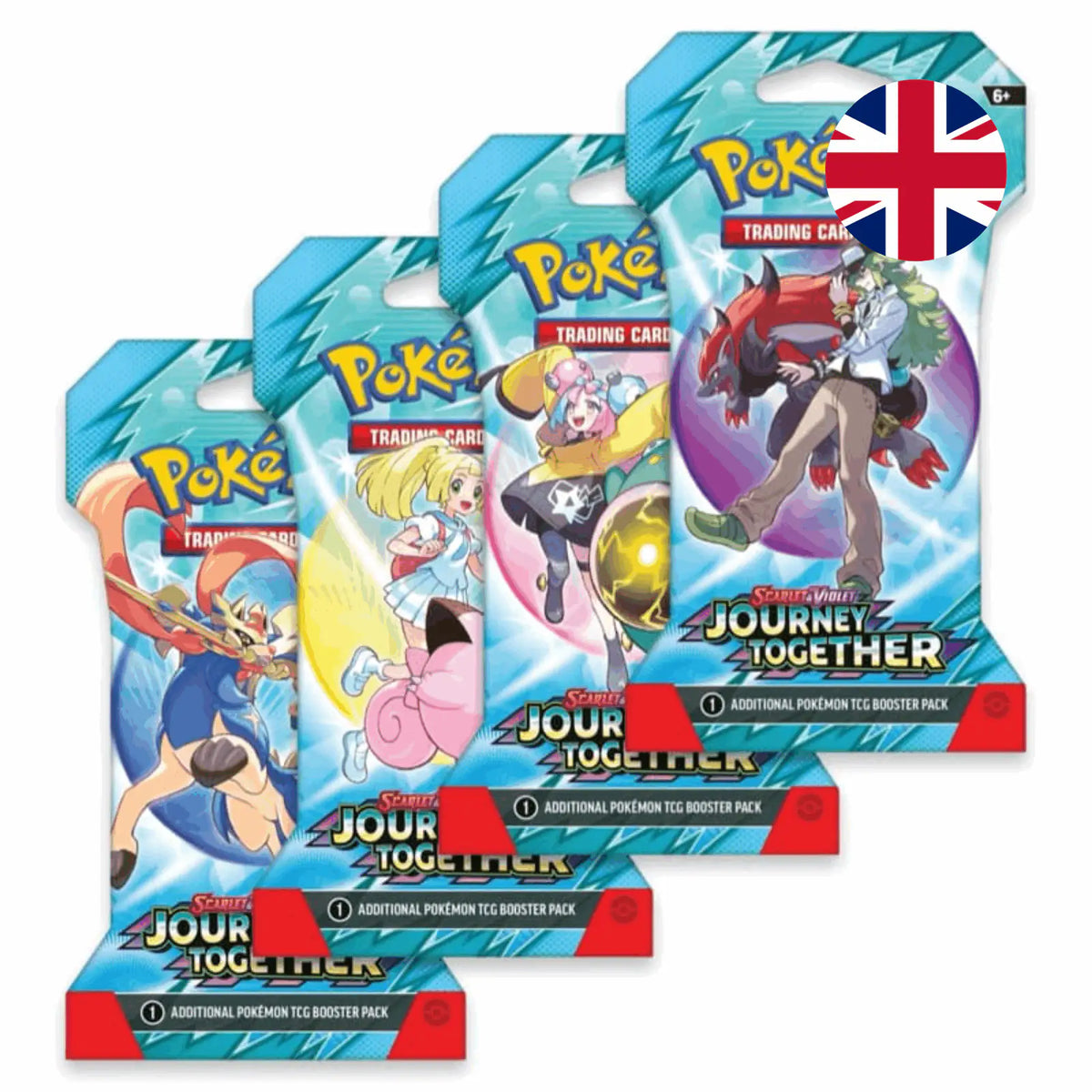 Pokémon - Scarlet & Violet: Journey Together 1x Sleeved Booster - EN