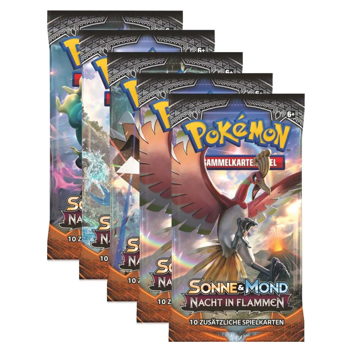 Pokémon - Sonne & Mond: Nacht in Flammen Booster Display - DE
