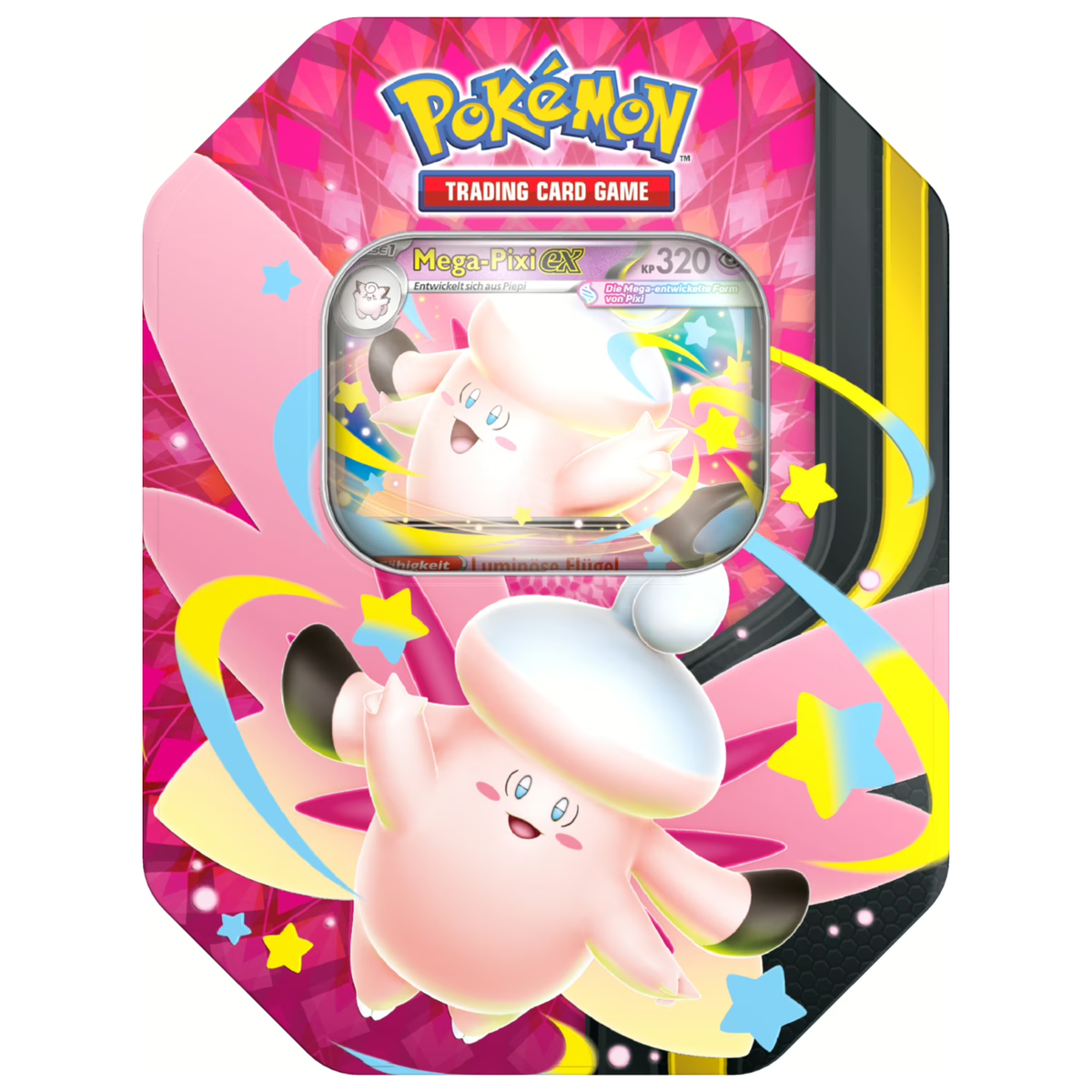 Pokémon - Mega-Entwicklung Metalowa puszka #129 Mega-Pixi - Niemiecki