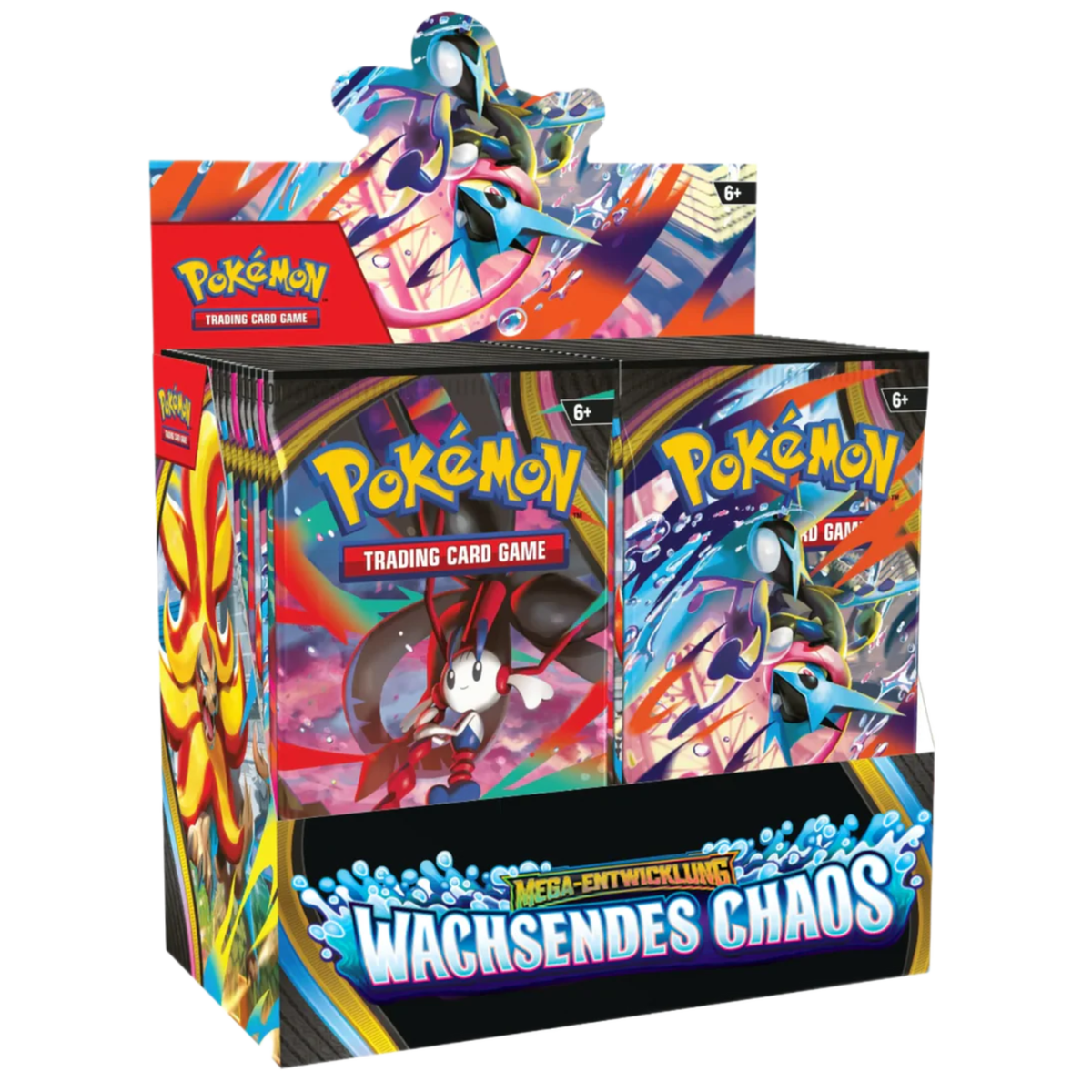 Pokémon - Mega-Entwicklung: Wachsendes Chaos Display boosterów - Niemiecki