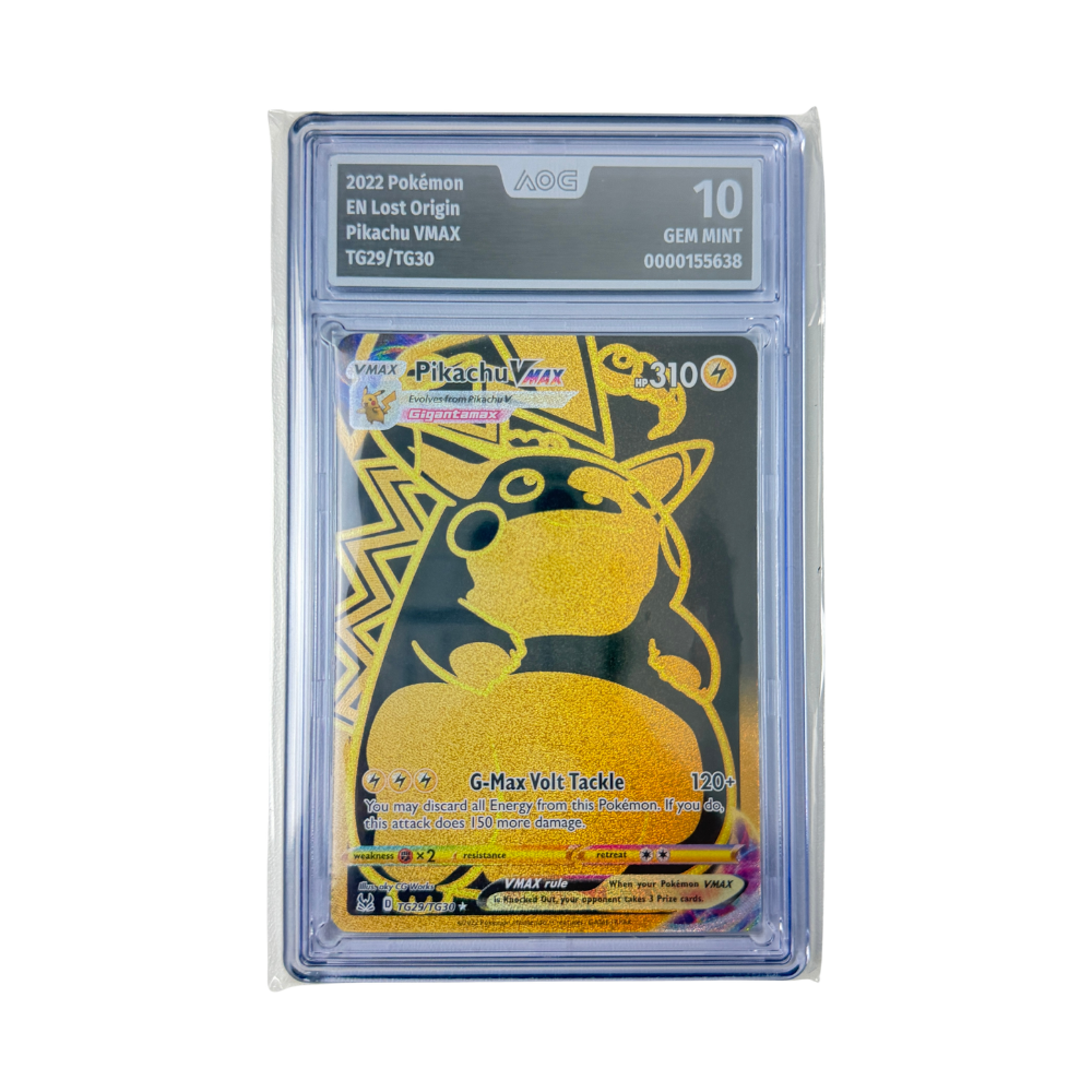 Pokémon - Pikachu VMAX #TG29/TG30 (Lost Origin) – AOG 10 Gem mint
