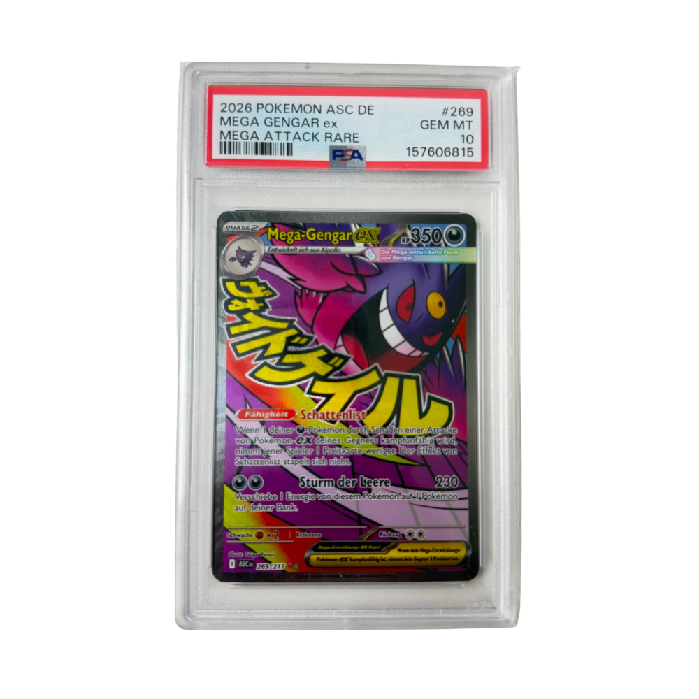 Pokémon - Mega Gengar ex #269/217 (Ascended Heroes) – PSA 10 Gem Mint