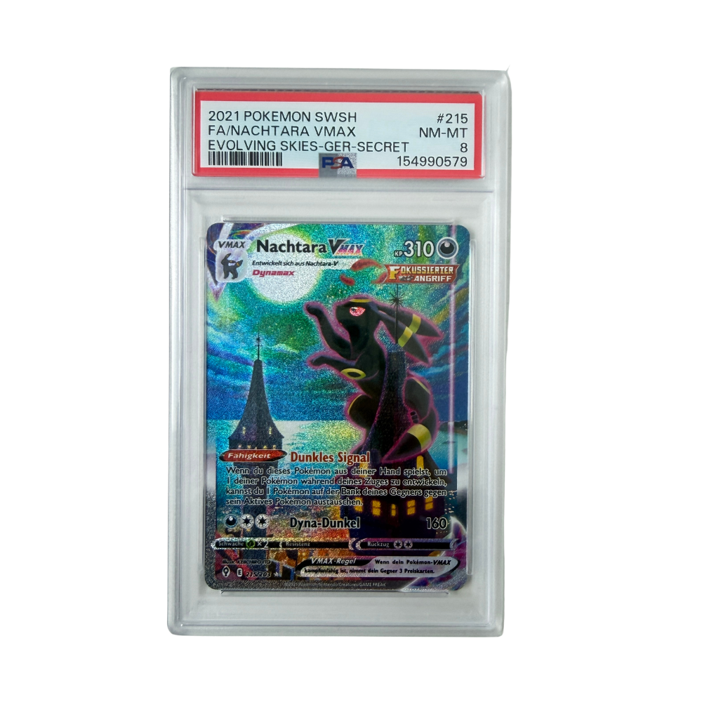 Pokémon - Umbreon VMAX #215/203 (Evolving Skies) – PSA 8 NM-MT