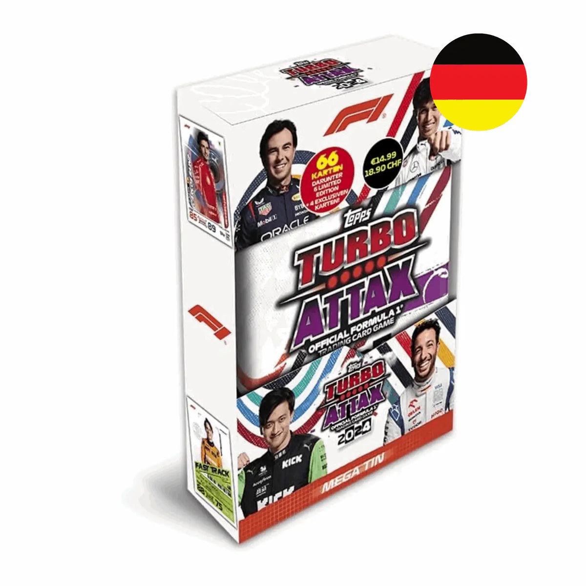 Topps Turbo Attax Formula 1 2024 - Mega Tin - DE
