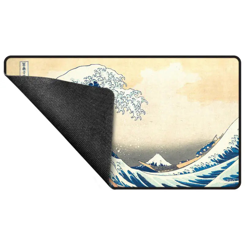 Ultra Pro - The Great Wave off Kanagawa Black Stitched Playmat