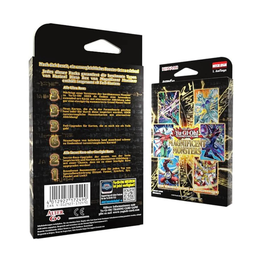 Yu-Gi-Oh! - Magnificent Monsters 3 Pack Tuckbox - German