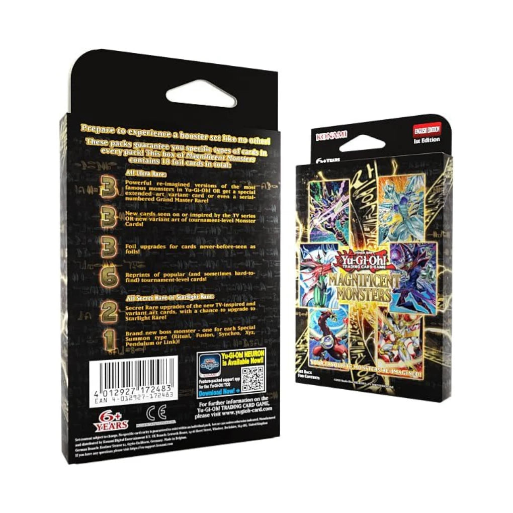 Yu-Gi-Oh! - Magnificent Monsters 3 Pack Tuckbox - Angielski