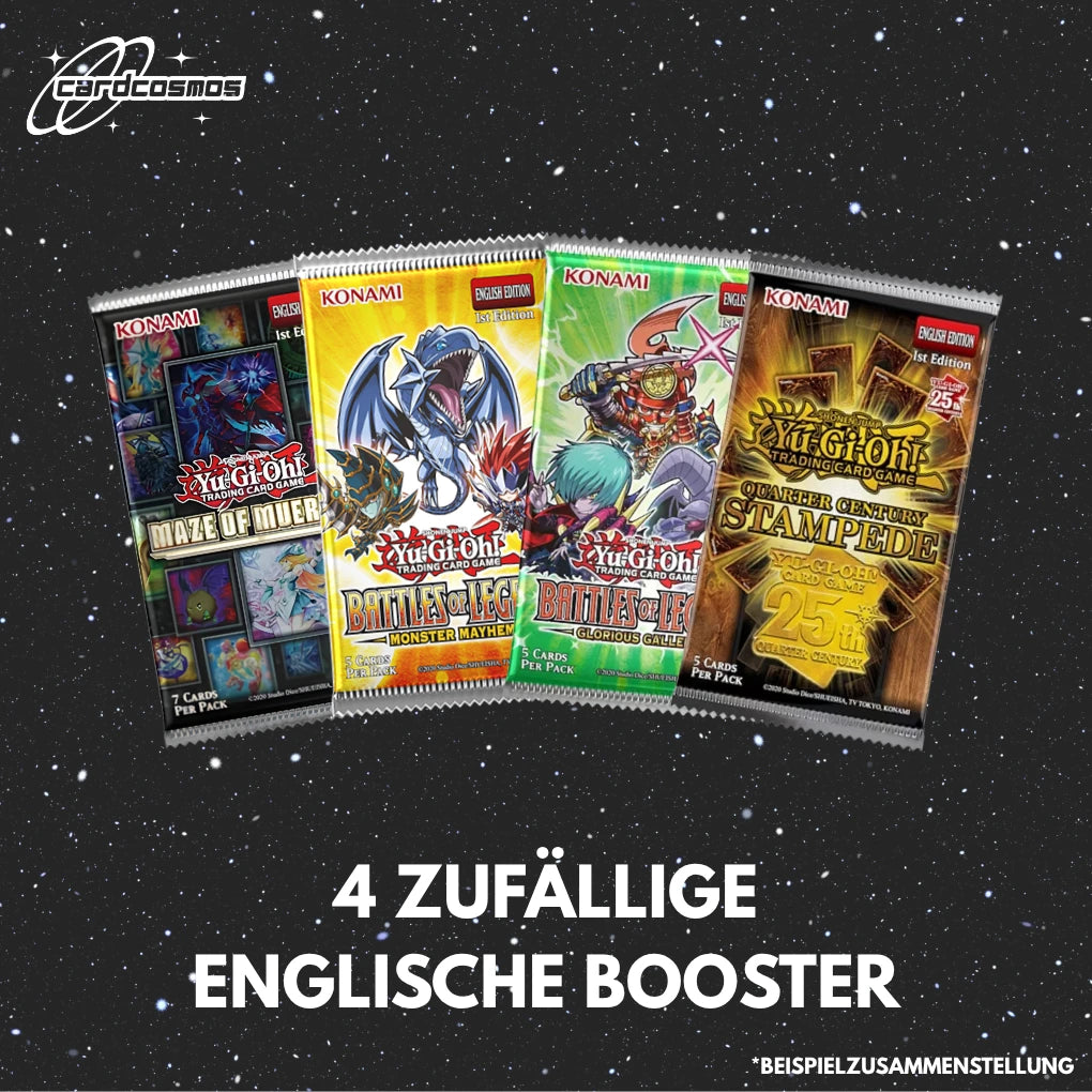 Yu-Gi-Oh! Mystery Booster Set Angielski – 4 różne losowe Booster