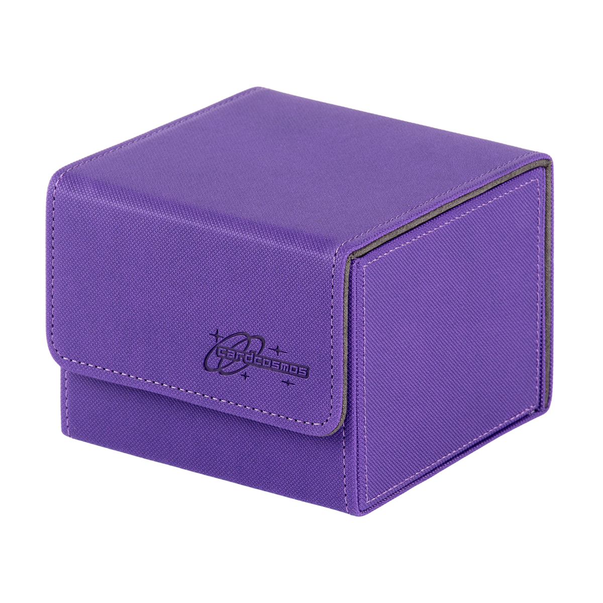 cardcosmos - 60+ Premium Toploader Deck Box - Fioletowy