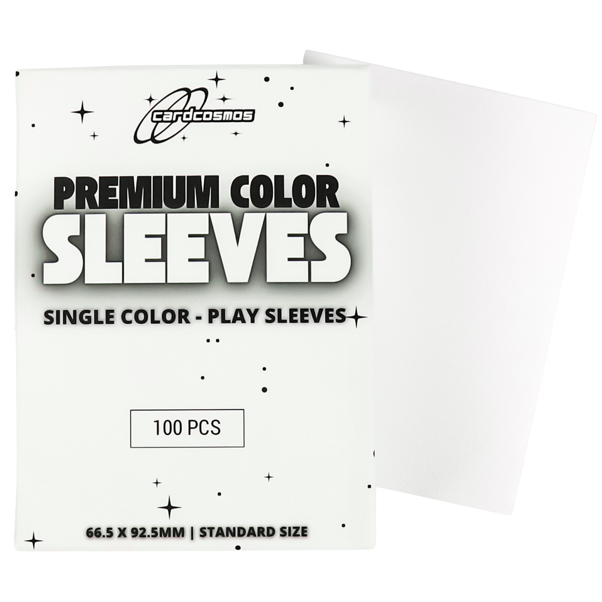cardcosmos - Premium Matte Sleeves White | 100 pcs