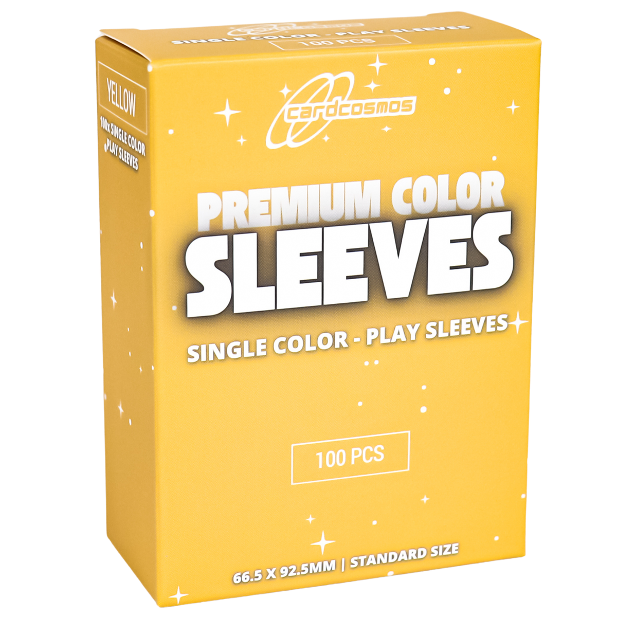 cardcosmos - Premium Matte Sleeves Yellow | 100 pcs