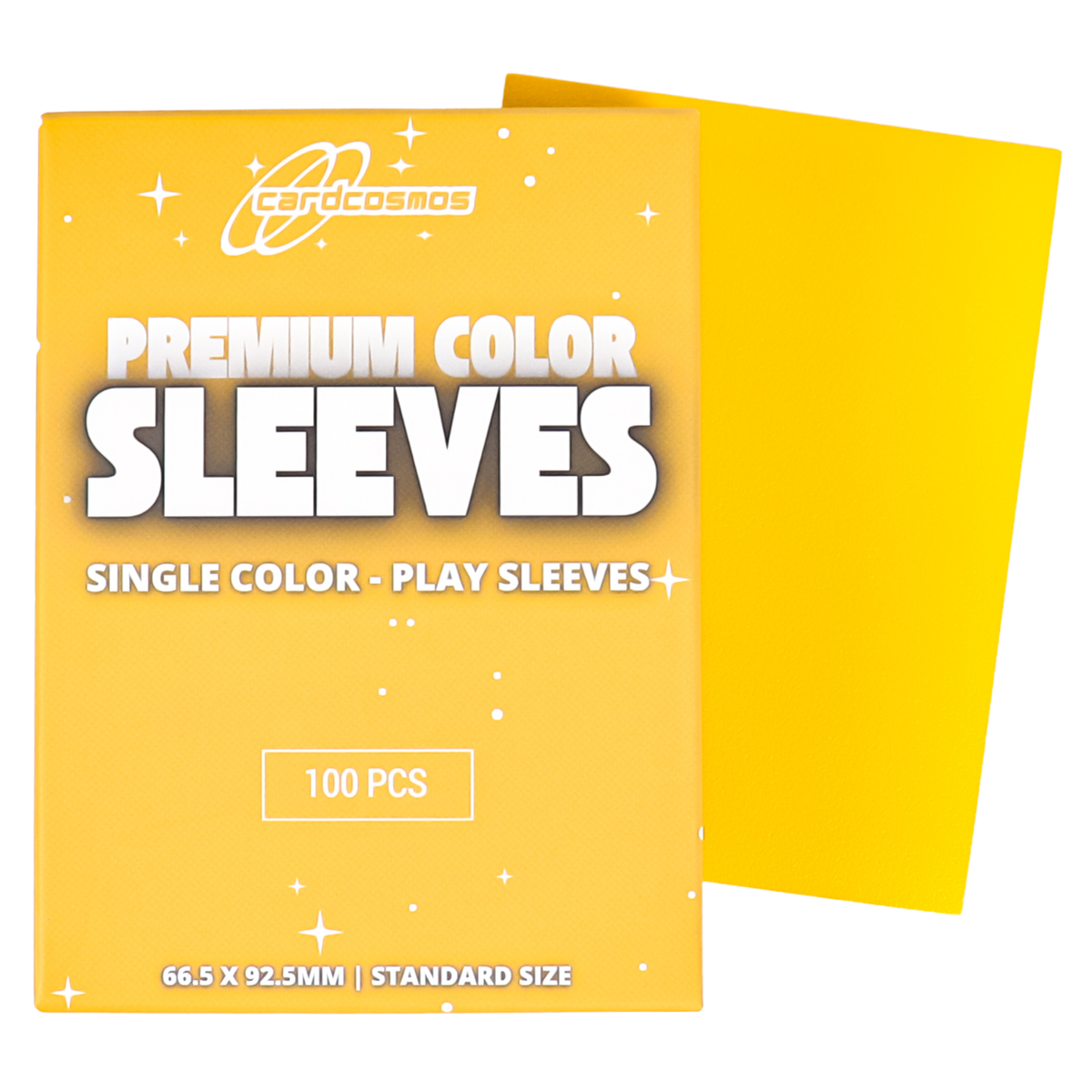 cardcosmos - Premium Matte Sleeves Yellow | 100 pcs