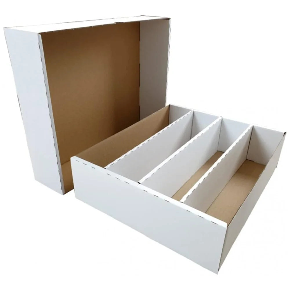 cardcosmos Pudełka na karty dla 4000 kart – Storage Boxen z 4 rzędami