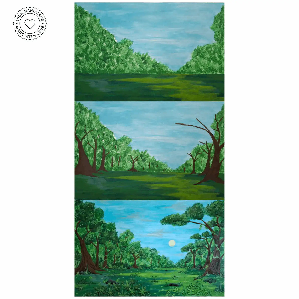 cardcosmos - Artwork Premium Playmat - Forest Sunrise