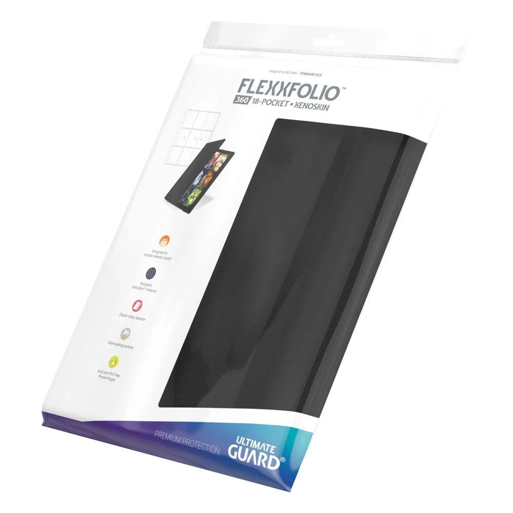 Ultimate Guard Flexxfolio 360 18-Pocket Xenoskin Black