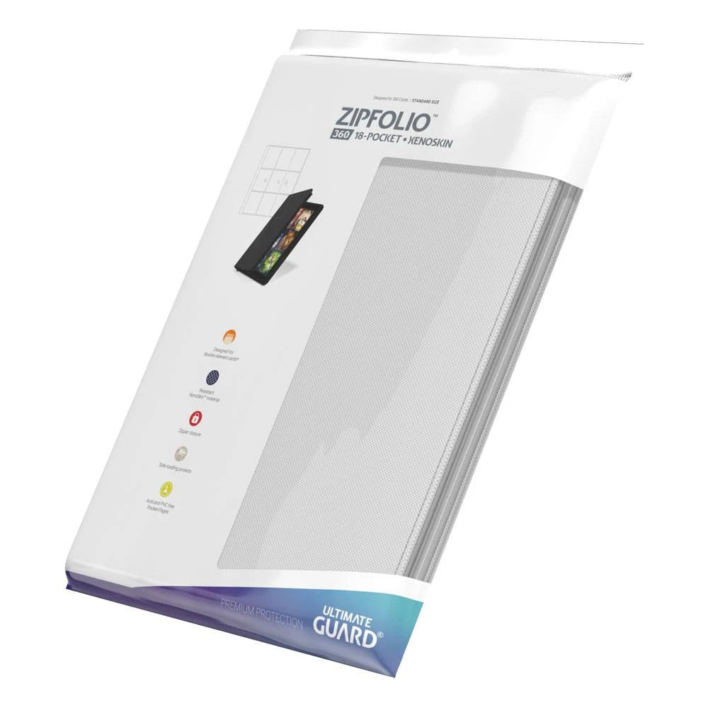 Ultimate Guard Zipfolio 360 18-Pocket Xenoskin Biały