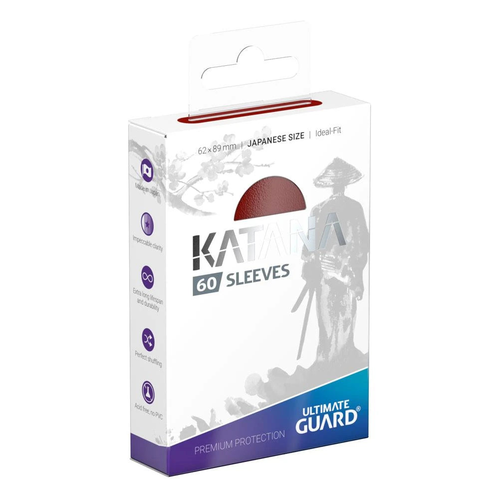 Ultimate Guard Katana Koszulki Japanese size Czerwony – 60 sztuk